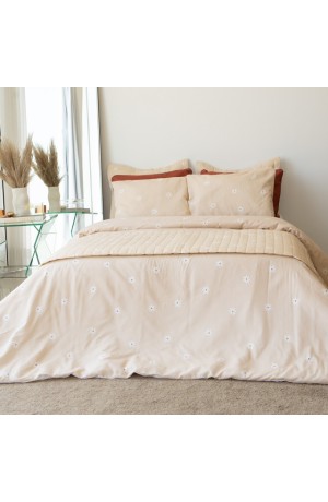 Jogo de Cama Essencialle 150 Fios Margaridas King 4 peças