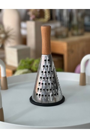 Ralador de Metal 3 Faces Cone - 11,5cm  X 24,5cm