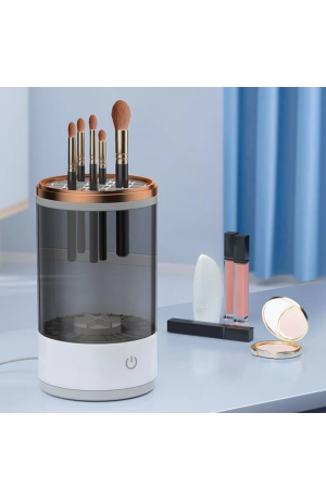 Limpador para Pincéis de Maquiagem c/ Cabo USB - 15,5cm X 9cm