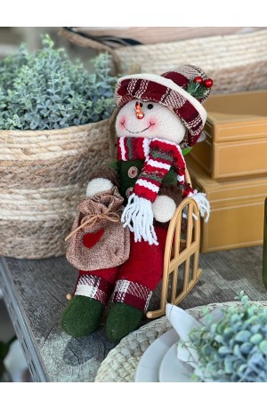 Boneco de Neve na Cadeira