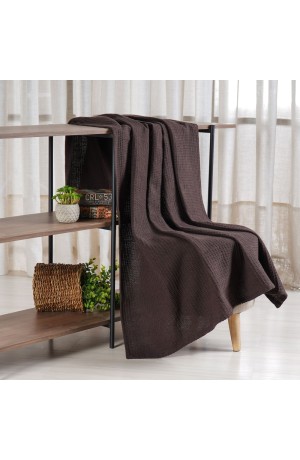 Manta Algodão Favo Tessi 1,20x1,50 Café