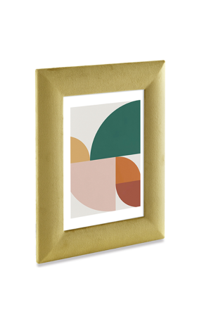 Porta Retrato Verde em Veludo - 15X20