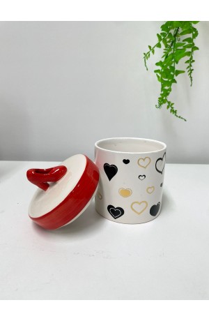 Porta Joia Sapato de Ceramica com Tampa G