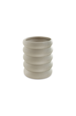 Cachepot Cinza em Ceramica M