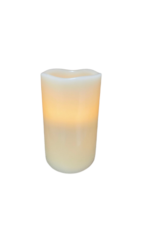 Vela Decorativa Eletrônica Branca 12cm