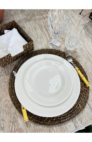 Jogo Americano em Rattan Marrom