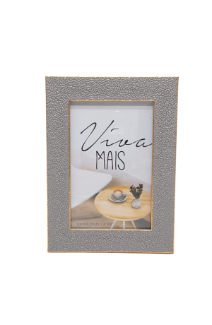 Porta Retrato Cinza 10x15cm