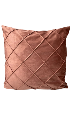 Capa de Almofada Rose Em Chenille 42cm X 42cm