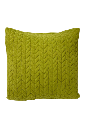 Capa de Almofada Verde em Chenille 42x42cm