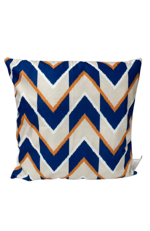 Capa de Almofada Flechas Coloridas em Suede 42x42cm