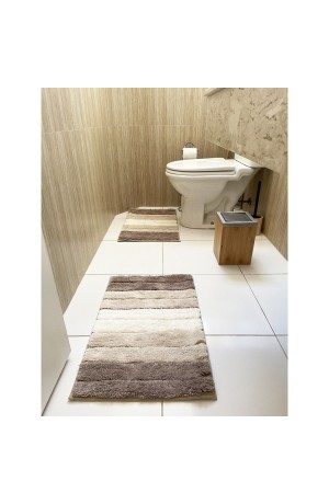 Tapete Bege Antiderrapante 60cm